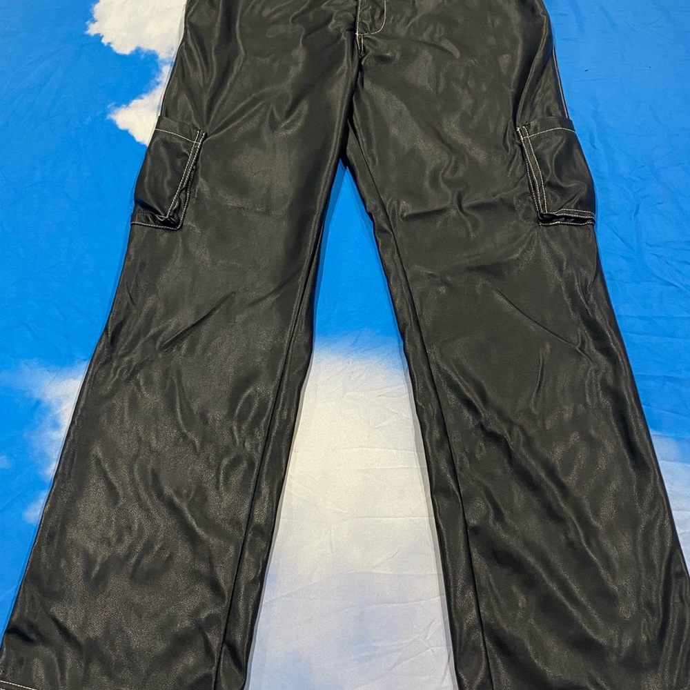 Pleather pants